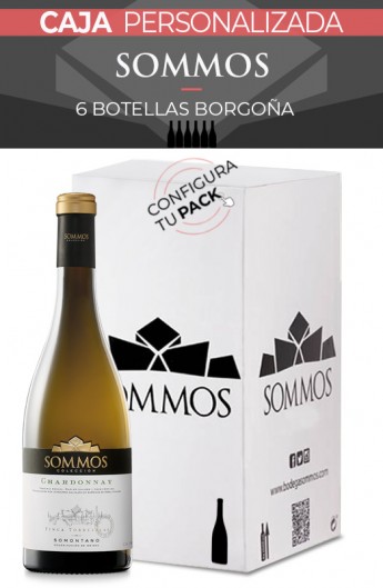 CAJA PERSONALIZADA SOMMOS 6 BOTELLAS BORGOÑA