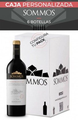 CAJA PERSONALIZADA SOMMOS 6 BOTELLAS